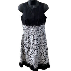 𝅺PERCEPTIONS Floral Sleeveless Dress Tank S…